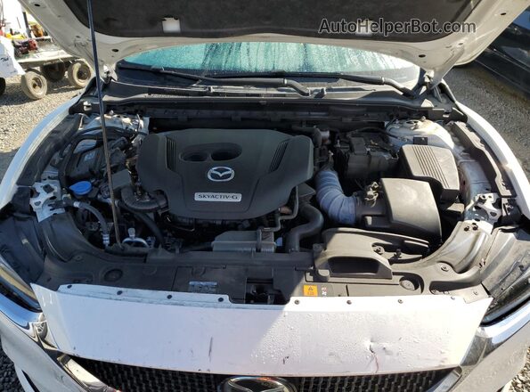 JM1GL1TY5L1522909 2020 MAZDA 6 White Vista del compartimento del motor