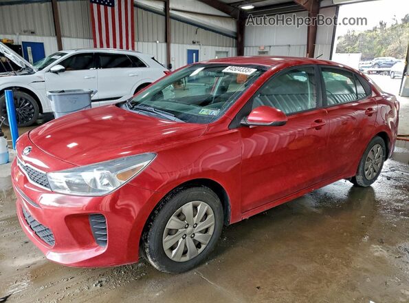 3KPA24AB0JE077630 2018 KIA RIO Red 
