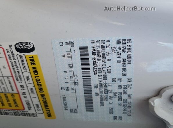 1FMJU1H83SEA12282 2025 FORD EXPEDITION White 