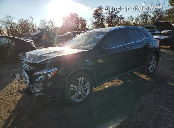 WDCTG4GB0HJ352356 2017 MERCEDES-BENZ GLA Black Tył lewy