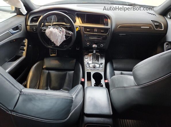 WAUBGAFL1GA005530 2016 AUDI S4 White Instrument cluster view