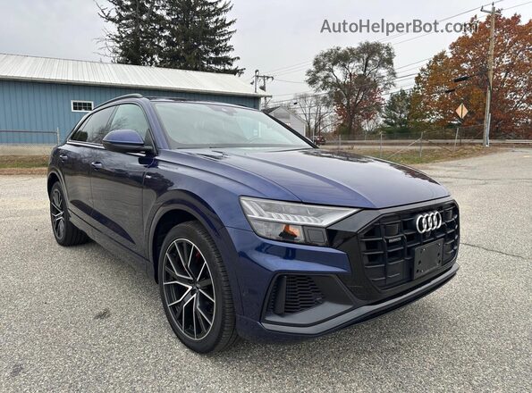 WA1EVAF18MD015075 2021 AUDI Q8 Blue Rear left