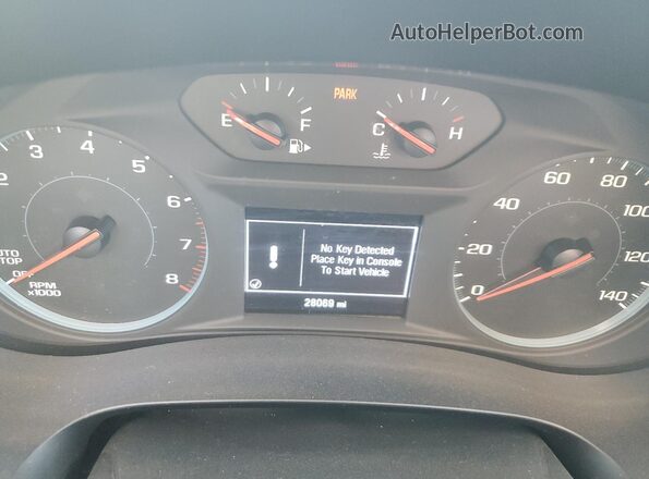 1G1ZD5ST5SF146371 2025 CHEVROLET MALIBU White Instrument cluster view