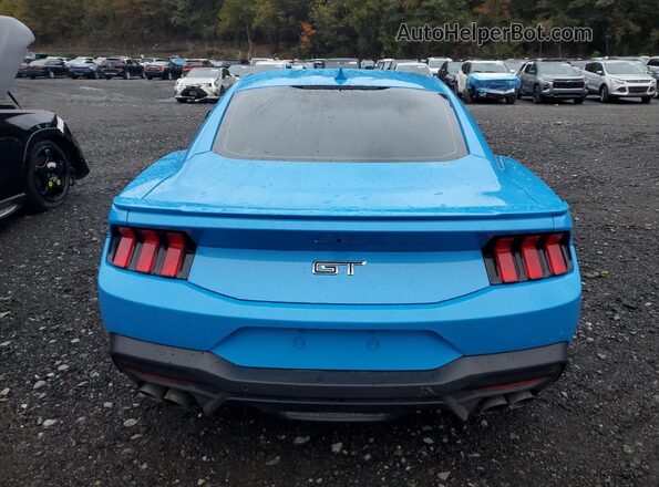 1FA6P8CF3S5407522 2025 FORD MUSTANG Blue Widok z tyłu