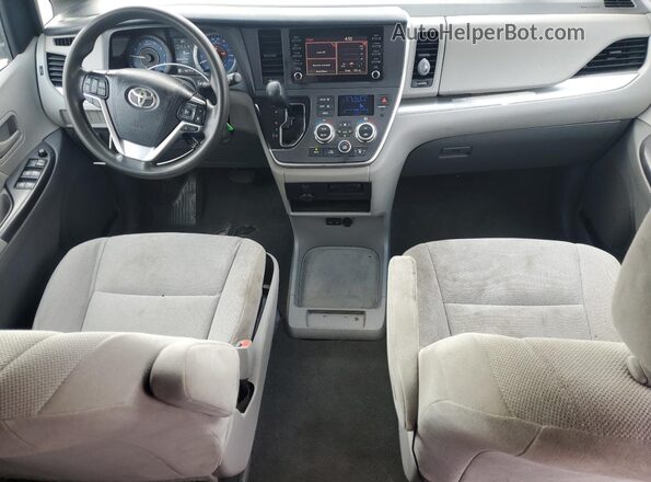 5TDZZ3DCXLS084431 2020 TOYOTA SIENNA Black Widok zestawu wskaźników