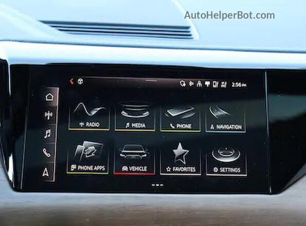 WAUFJBFW6P7005085 2023 AUDI E-TRON Black Widok komory silnika