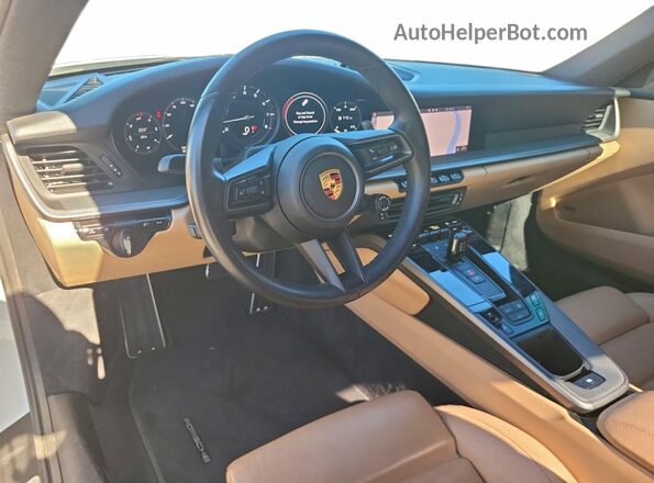 WP0AB2A92MS222329 2021 PORSCHE 911 Белый Вид задних сидений