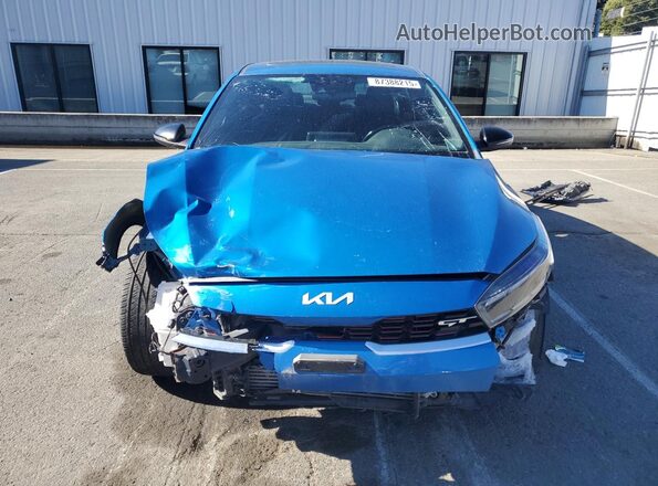 3KPF44AC6NE434632 2022 KIA FORTE Blue Rear view