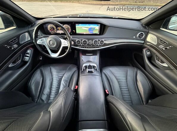 WDDUG8DB4KA489884 2019 MERCEDES-BENZ S Black Հետևի նստատեղերի տեսք