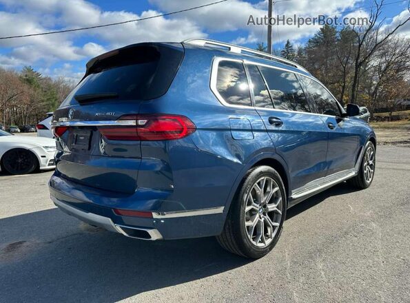 5UXCW2C0XL9A03864 2020 BMW X7 Blue Передня права чверть