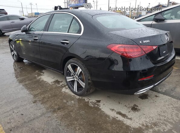 W1KAF4GB0SR246262 2025 MERCEDES-BENZ C Черный Задняя правая четверть