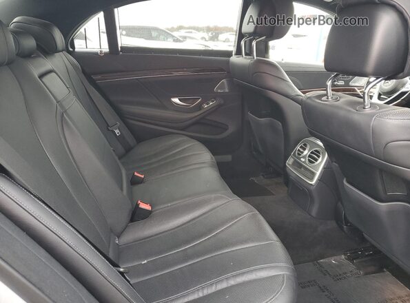 WDDUG6EB8JA348835 2018 MERCEDES-BENZ S-CLASS Серебряный Вид задней части салона