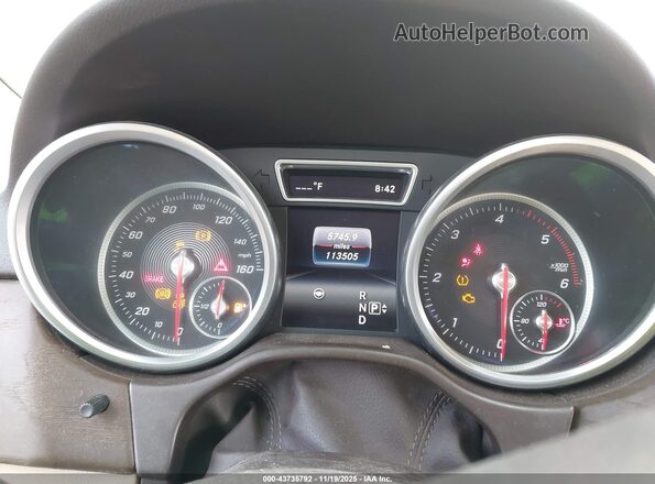 4JGDA0EBXGA742544 2016 MERCEDES-BENZ GLE 300D Silver Вид задніх сидінь