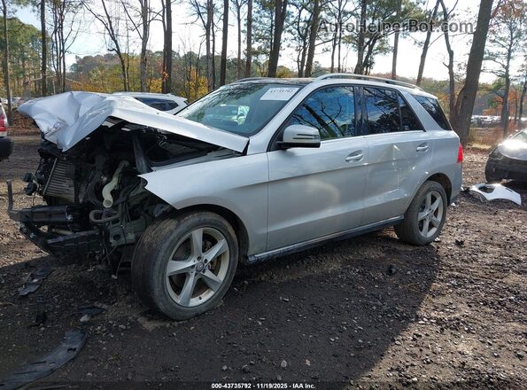 4JGDA0EBXGA742544 2016 MERCEDES-BENZ GLE 300D Silver Передня ліва чверть