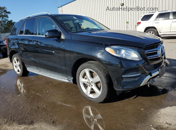 4JGDA5HB0JB159085 2018 MERCEDES-BENZ GLE Черный Передняя правая четверть
