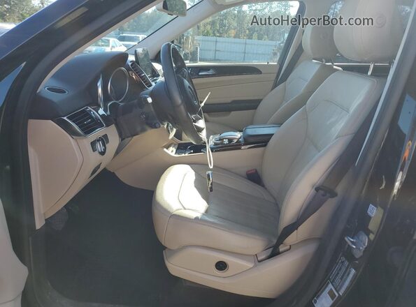 4JGDA5HB0JB159085 2018 MERCEDES-BENZ GLE Черный Вид салона спереди