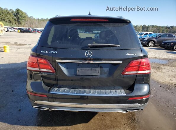 4JGDA5HB0JB159085 2018 MERCEDES-BENZ GLE Черный Вид сзади