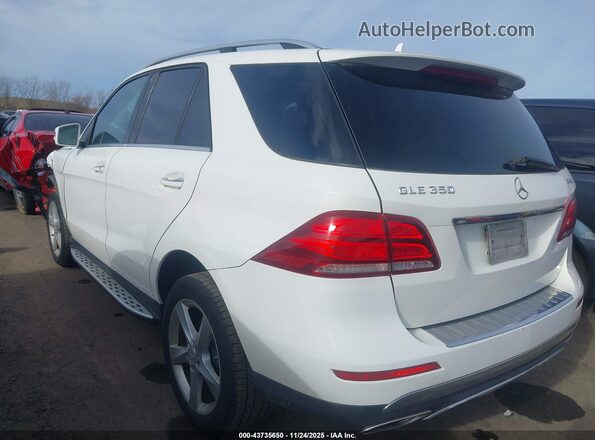 4JGDA5HB4GA693138 2016 MERCEDES-BENZ GLE 350 4MATIC White Tył lewy