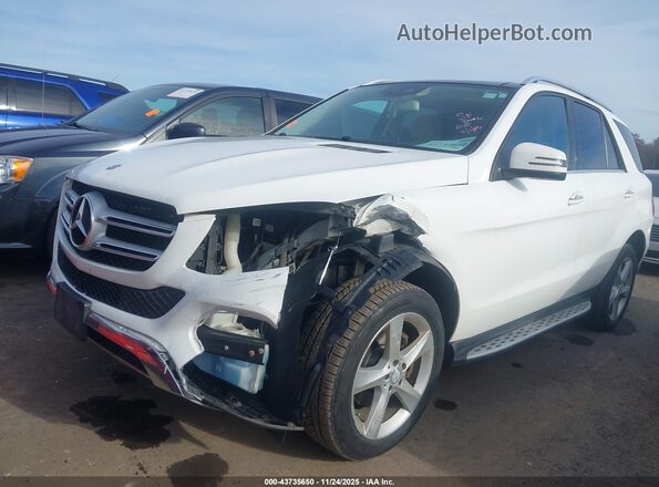 4JGDA5HB4GA693138 2016 MERCEDES-BENZ GLE 350 4MATIC White Przód lewy
