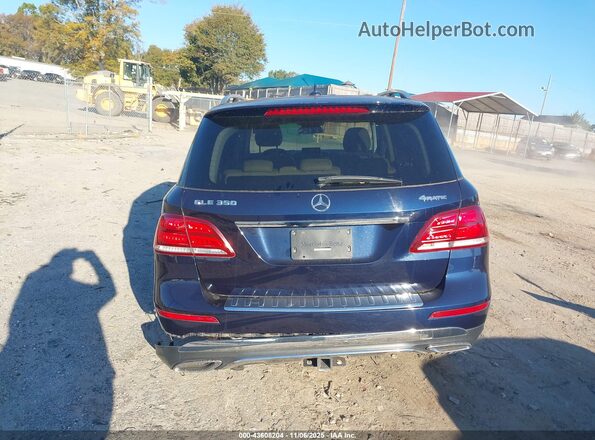 4JGDA5HB7JB024069 2018 MERCEDES-BENZ GLE 350 Dark Blue 