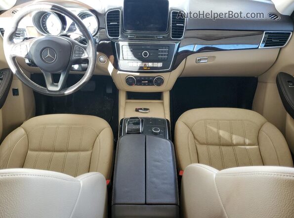4JGDA5HB9HA959366 2017 MERCEDES-BENZ GLE White Vista del salpicadero