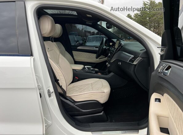 4JGDA5JBXJB163946 2018 MERCEDES-BENZ GLE Белый Вид спереди