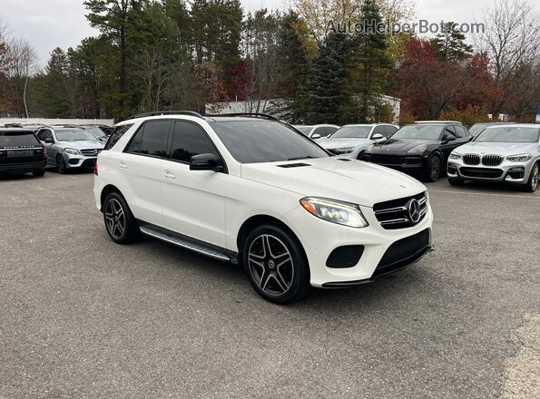 4JGDA5JBXJB163946 2018 MERCEDES-BENZ GLE Белый Задняя левая четверть