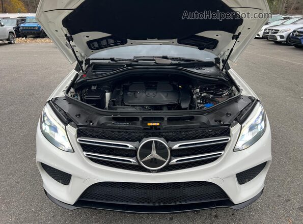 4JGDA5JBXJB163946 2018 MERCEDES-BENZ GLE Белый Вид панели приборов