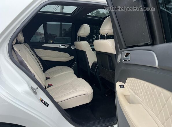 4JGDA5JBXJB163946 2018 MERCEDES-BENZ GLE Белый Вид сзади