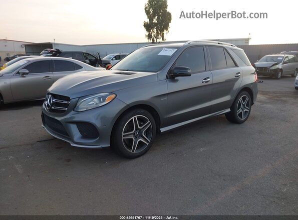 4JGDA6EB1JA997075 2018 MERCEDES-BENZ AMG GLE 43 Pewter Առջևի ձախ երեք քառորդ տեսարան