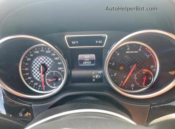 4JGDA6EB5KB197312 2019 MERCEDES-BENZ GLE Blue ხელსაწყოთა პანელის ხედი