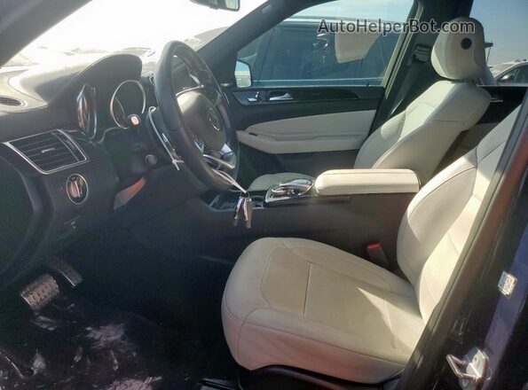 4JGDA6EB5KB197312 2019 MERCEDES-BENZ GLE Blue წინა სალონის ხედი