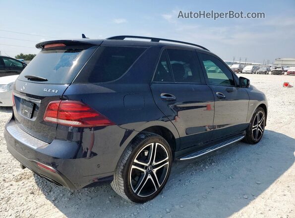 4JGDA6EB5KB197312 2019 MERCEDES-BENZ GLE Blue უკანა მარჯვენა