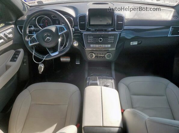4JGDA6EB5KB197312 2019 MERCEDES-BENZ GLE Blue წინა პანელის ხედი