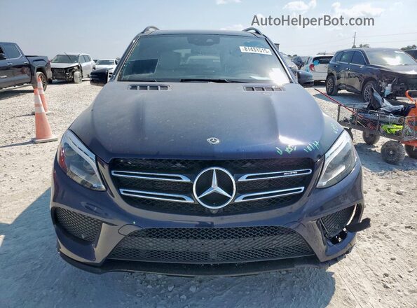 4JGDA6EB5KB197312 2019 MERCEDES-BENZ GLE Blue წინა ხედი