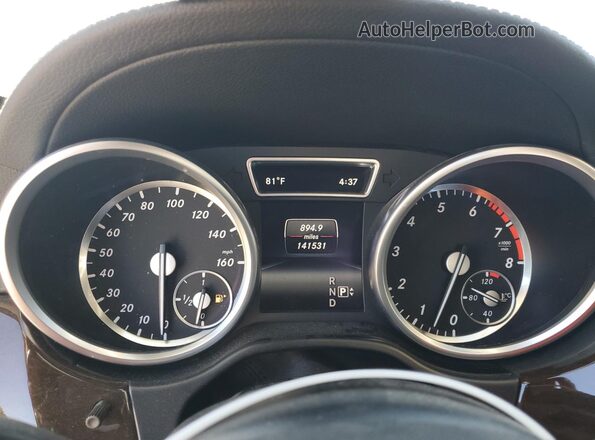 4JGDF6EE0GA640829 2016 MERCEDES-BENZ GL-CLASS Silver Вид щитка приладів