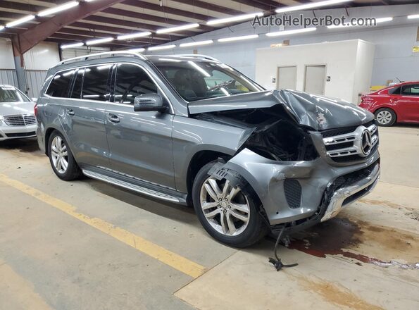 4JGDF6EE0HA830406 2017 MERCEDES-BENZ GLS Серый Передняя правая четверть