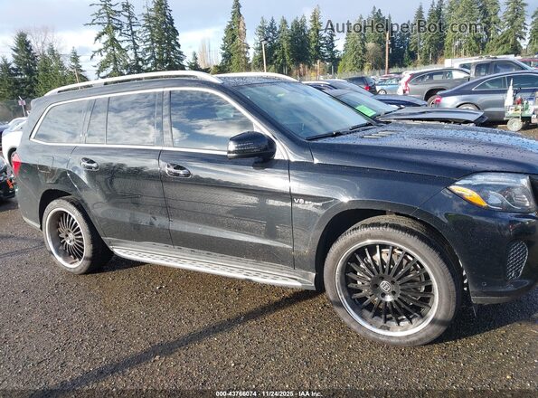 4JGDF6EE0JB174966 2018 MERCEDES-BENZ GLS 450 Black უკანა სალონის ხედი