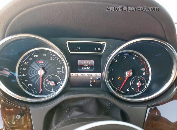 4JGDF6EE0KB185631 2019 MERCEDES-BENZ GLS Black Vista del cuadro de instrumentos