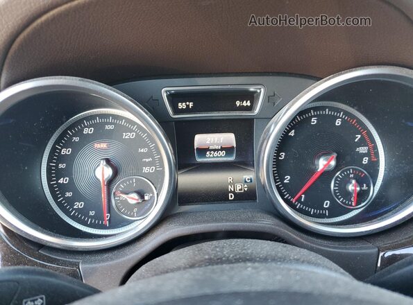 4JGDF6EE0KB220880 2019 MERCEDES-BENZ GLS Black Вид щитка приладів