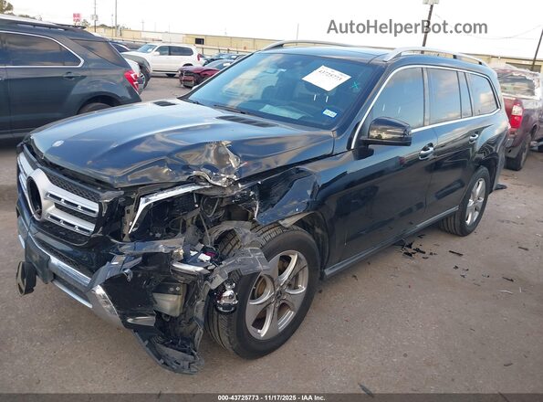 4JGDF6EE1HA942759 2017 MERCEDES-BENZ GLS 450 Черный Передняя левая четверть
