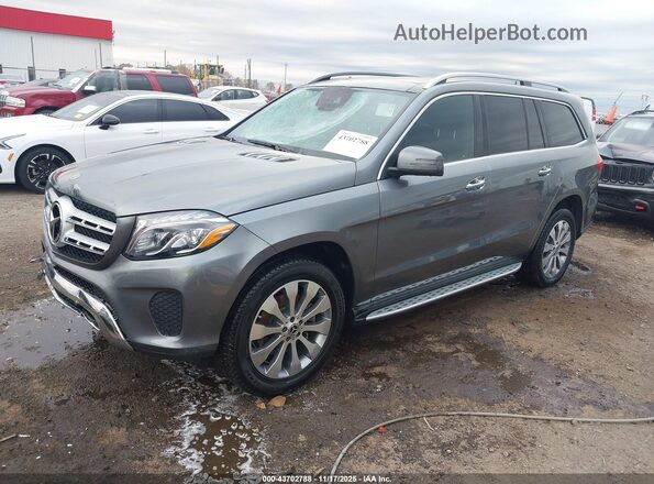 4JGDF6EE1JB132631 2018 MERCEDES-BENZ GLS 450 Gray Vista tres cuartos delantera izquierda