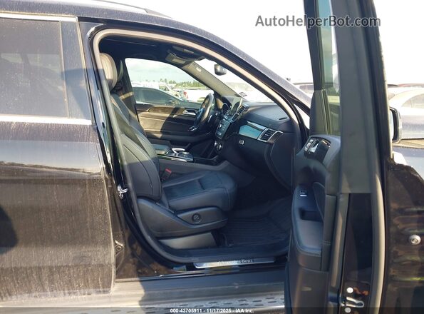 4JGDF6EE1KB210732 2019 MERCEDES-BENZ GLS 450 Black Widok wnętrza z przodu