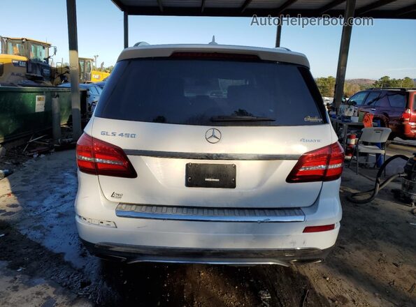4JGDF6EE3HA913702 2017 MERCEDES-BENZ GLS White Widok z tyłu