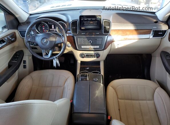 4JGDF6EE3HA913702 2017 MERCEDES-BENZ GLS White Widok deski rozdzielczej