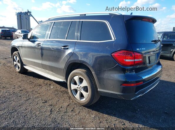 4JGDF6EE4JB034290 2018 MERCEDES-BENZ GLS 450 Blue უკანა მარცხენა