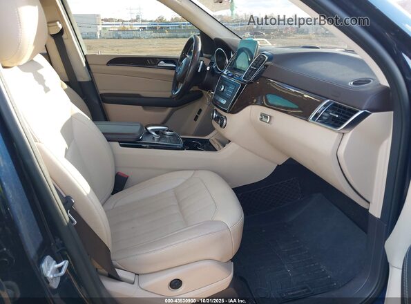 4JGDF6EE4JB034290 2018 MERCEDES-BENZ GLS 450 Blue წინა სალონის ხედი