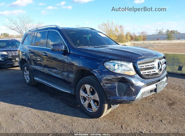 4JGDF6EE4JB034290 2018 MERCEDES-BENZ GLS 450 Blue წინა ხედი