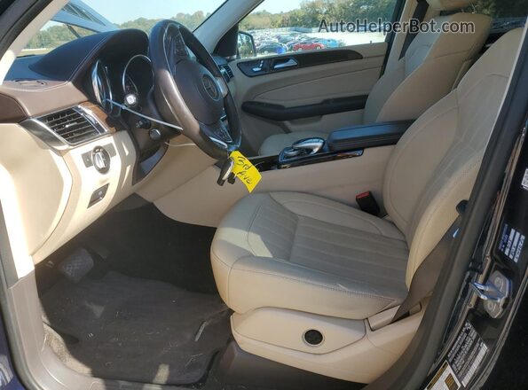 4JGDF6EE4JB144627 2018 MERCEDES-BENZ GLS Синий Вид салона спереди