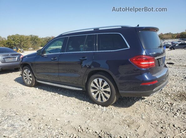 4JGDF6EE4JB144627 2018 MERCEDES-BENZ GLS Синий Задняя левая четверть